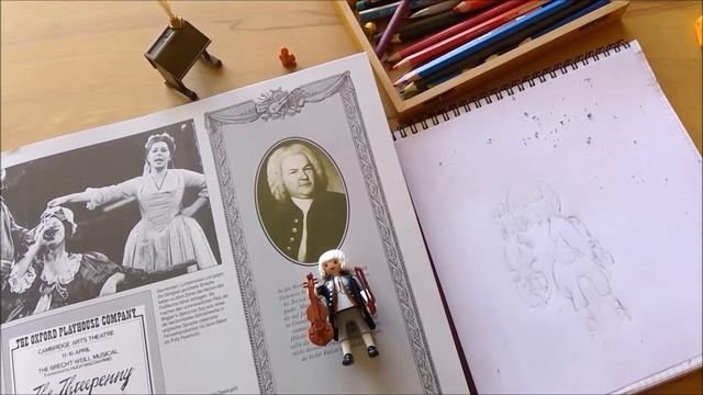 let's draw J. S. Bach PLAYMOBIL figure смотреть онлайн