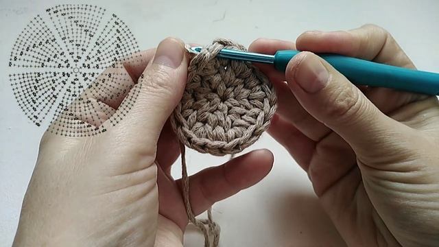 ВЯЖЕМ БЕСШОВНОЕ ДОНЫШКО! Схема идеального круга + обвязка. смотреть онлайн