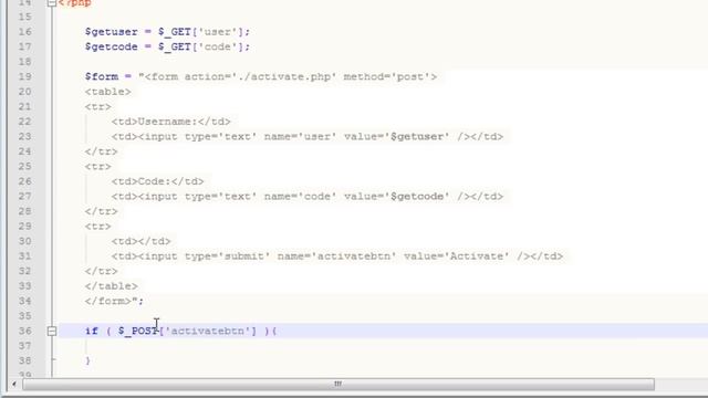 PHP Tutorial: Create a Member System in PHP | Create a email activation page for member system (1/2 смотреть онлайн