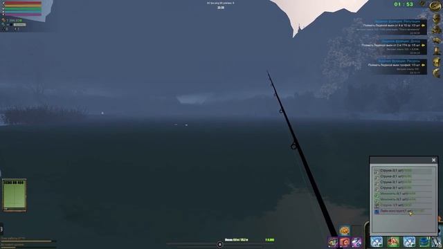 Ловим ледяного вьюна. Плато Великанов. #76. Прохождение Atom Fishing II смотреть онлайн