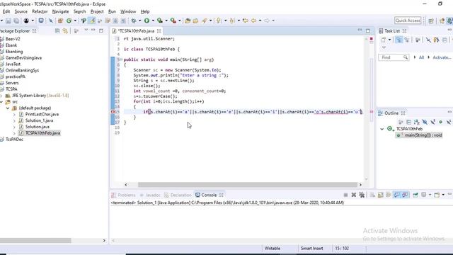 TCS Proctored assessment 10th February | Count both vowels and consonants in a string смотреть онлайн
