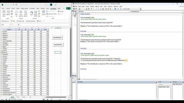 Save Excel Workbook/Sheet as PDF with CURRENT DATE. VBA. With FREE TEMPLATE смотреть онлайн
