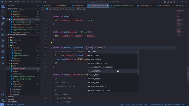 TypeScript OOP | Todo List App дээр хэрэгжүүлэх нь | 4-р хэсэг ElementCreator Generic класс смотреть онлайн