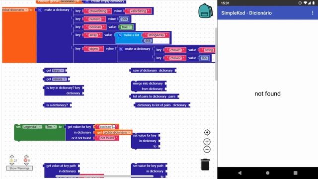 Como usar dicionário (JSON) Parte 1 - Kodular смотреть онлайн
