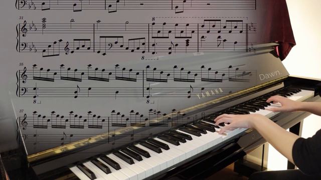 La Vaguelette - Furina's song - Piano Arrangement + Sheet Music | Genshin Impact смотреть онлайн