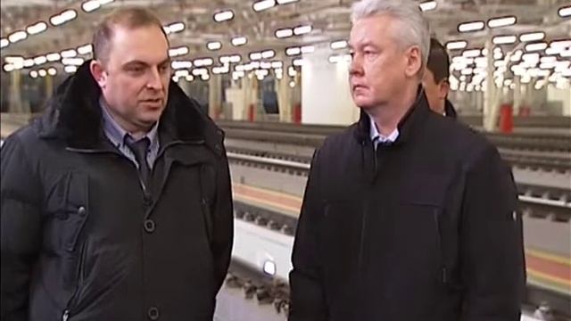 Осмотр электродепо «Митино» Московского метрополитена смотреть онлайн