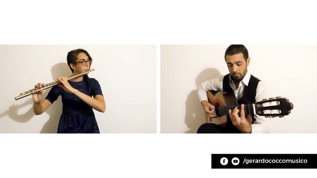 CORRALERA - MILONGA. Arreglo para dúo flauta traversa y guitarra. смотреть онлайн