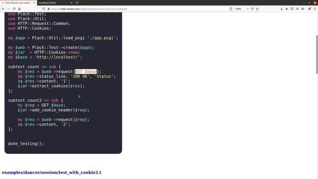 Perl Dancer Part 22: Sessions смотреть онлайн
