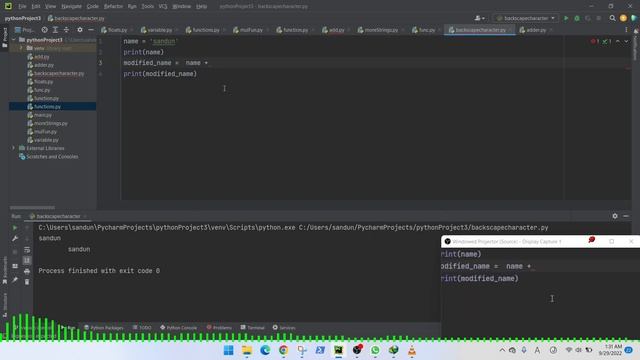Backspace, newline characters in python. Learn to edit string variables using escape characters. смотреть онлайн