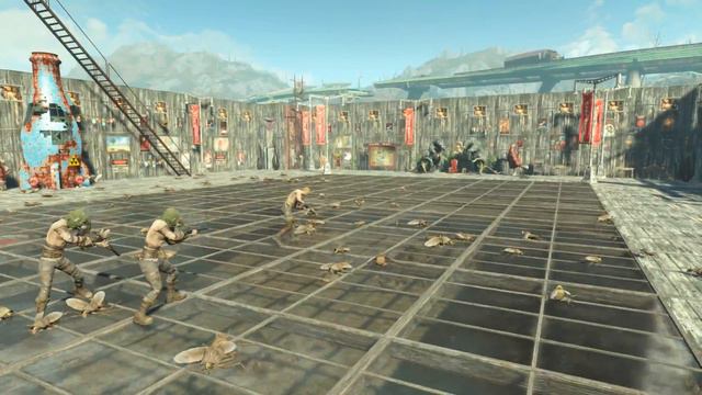 Fallout 4 Сотни Радтараканов VS Рейдеры смотреть онлайн