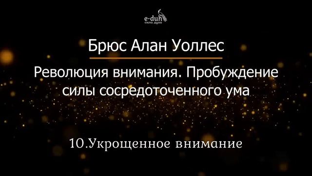 Брюс Алан Уоллес - Глава 10. Революция внимания. Пробуждение силы сосредоточенного ума смотреть онлайн