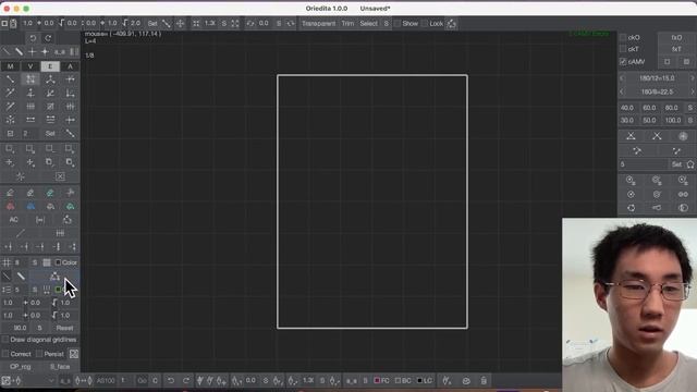 Drawing Crease Patterns Made Easy