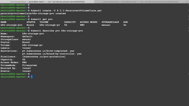 8 4 Lab Persistent Volume Claim смотреть онлайн