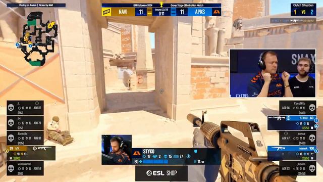 COUNTER STRIKE 2 BEST OF IEM KATOWICE 2024 - DAY 2