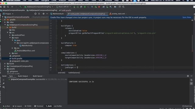 #2 Add Android Jetpack Compose to the existing project - Android Kotlin смотреть онлайн
