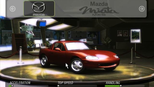 Need For Speed Underground 2 ALL CARS