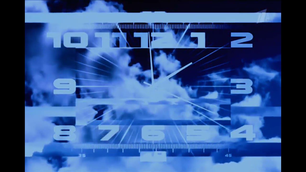 Космические часы Первого канала в аналоге @1tv