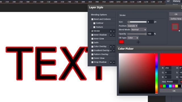 How to make your STROKE GRADIENT EASILY in Photopea/Photoshop! смотреть онлайн