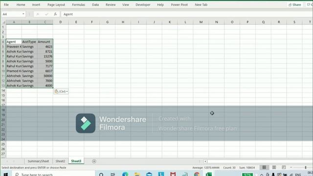 copy paste only visible cells in excel смотреть онлайн
