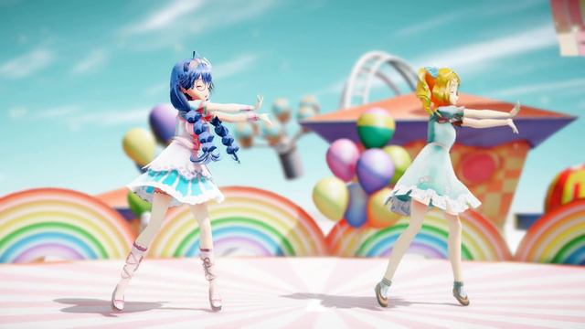 [VRoid MMD] Yuriko Sakuma and Aimi Kumahara: Fruity Love смотреть онлайн