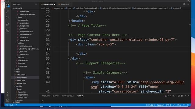 Bootstrap 5 Corporate Full Build: Build Contact Page (Part 15) смотреть онлайн