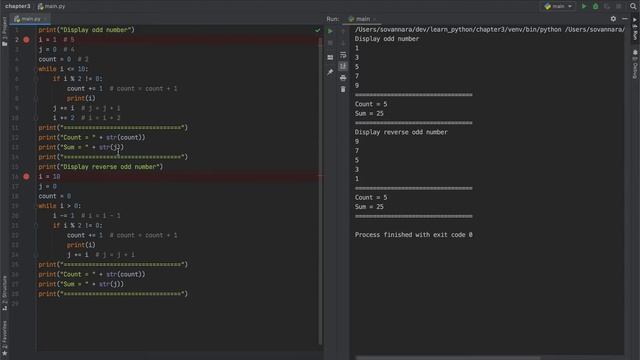 Python - Display Odd Number and Reverse Odd Number смотреть онлайн