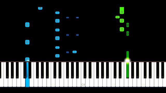 ABBA - Mamma Mia Piano Tutorial смотреть онлайн