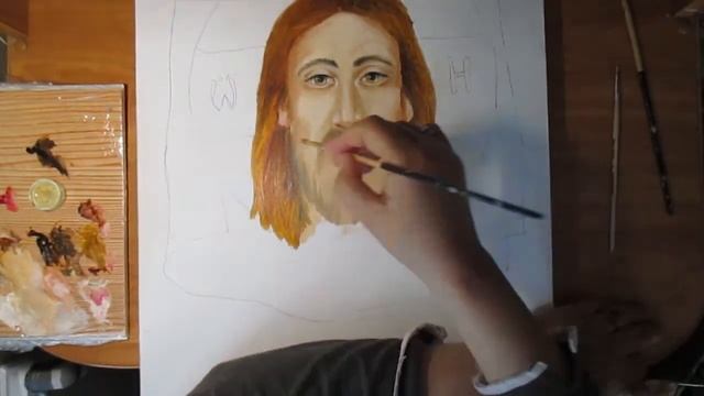 "Спас Нерукотворный"нарисовать икону смотреть онлайн