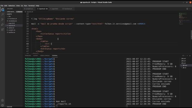 Ámbito o alcance de las variables en bash смотреть онлайн