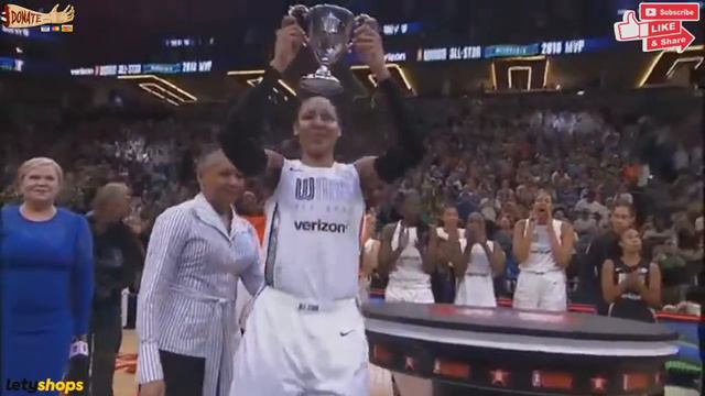 MVP Maya Moores Full Game Highlights and Post Game Interview from the 2018 WNBA All Star Game смотреть онлайн