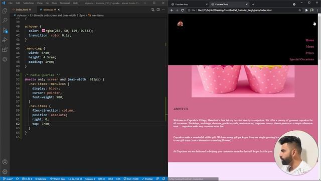 Responsive Nav/Menu Bar | The CSS Course | Part 2 | Satinder Singh смотреть онлайн