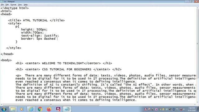 WEB DEVELOPMENT TUTORIAL | CSS tutorial for beginners | Text overflow option in CSS | class 13 смотреть онлайн