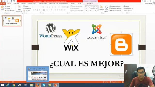 Wordpress vs Blogger vs Joomla vs Wix - Cual Me Conviene? смотреть онлайн
