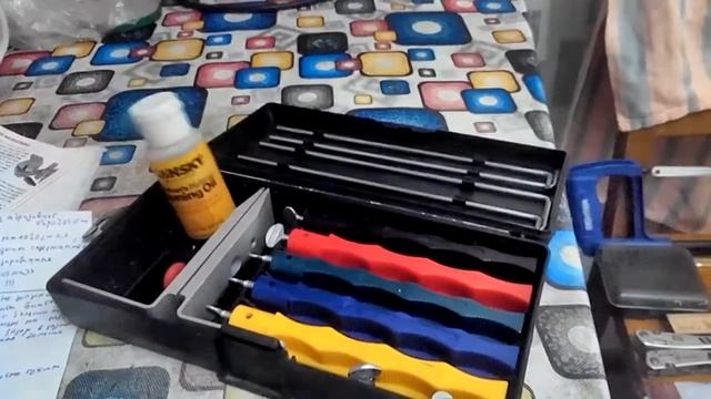 Lansky (Лански). чем смазывать камни по инструкции ??