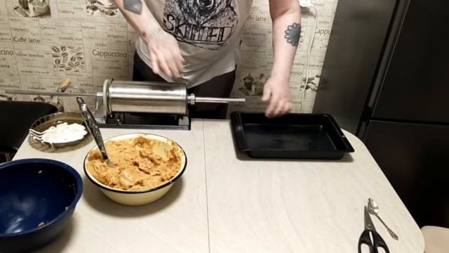 Сосиски не покупаем))) Куриные сосиски по своему рецепту!! Гриль TEFAL GC706D34 OptiGrill Initial смотреть онлайн