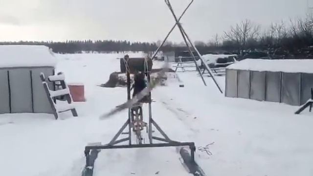 Пробный запуск аэросаней двигатель пд10 смотреть онлайн