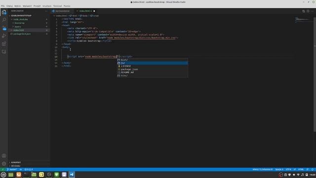 Instalacja Bootstrap przez npm смотреть онлайн