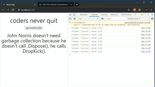 jokes fetching app using react hooks | react js tutorials in hindi смотреть онлайн