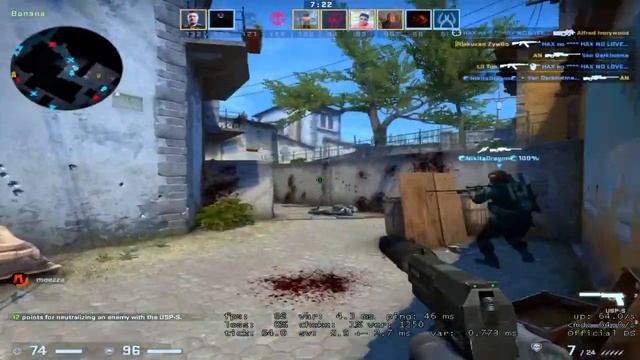 [OBS LIVE TEST] CSGO [NVIDIA H.264(NEW] 3000 bitrate Max Quality - High смотреть онлайн