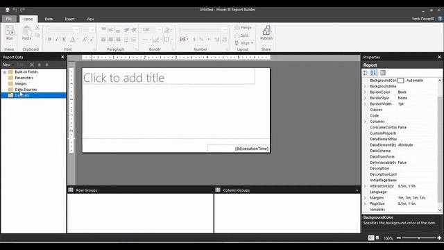 1.How to Open Report Builder in Paginated Reports || Telugu смотреть онлайн