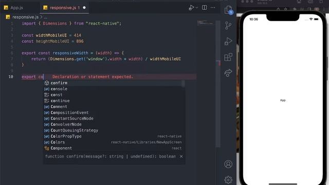 Responsive Size for React Native смотреть онлайн