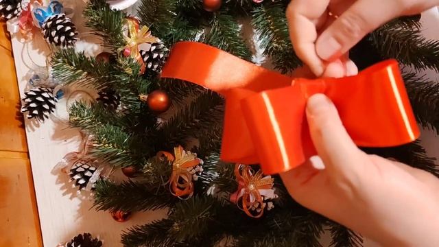 Мастер класс рождественский венок. Christmas Wreath Master Class.