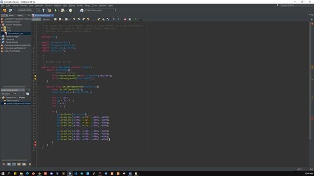 Membuat lingkaran dengan Algoritma Bresenham JAVA смотреть онлайн