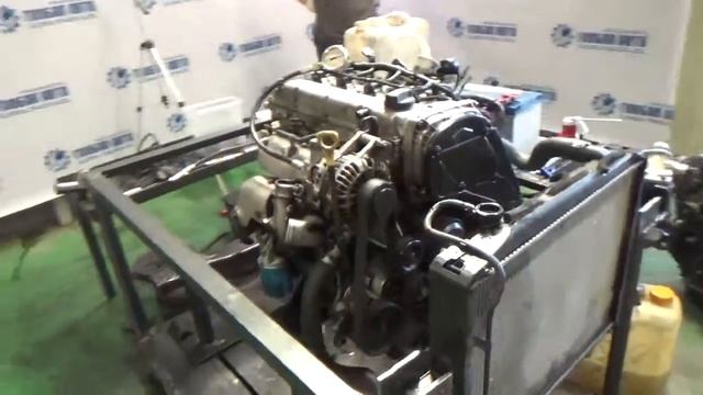 Тест - запуск двигателя D4CB 5836833 Starex D4CB