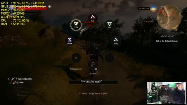 SLI EVGA GTX 1080 Mitando no The Witcher 3 ‹ 4K › ‹ 2.5K › смотреть онлайн