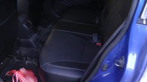 Авточехлы из экокожи для Ниссан Тиида 1 поколение   Установка