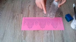 Гибкий айсинг. Кружево для украшения торта.