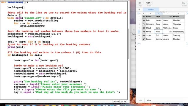 Python cinema booking database 4: generate unique ID number смотреть онлайн