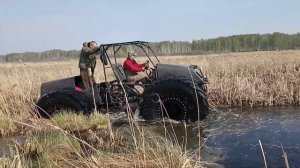Вездеход Соломономобиль М5, торфяное болото. Часть 1.