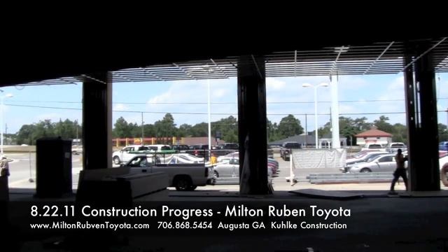 Milton Ruben Toyota Construction Progress - Kuhlke Construction - Augusta GA смотреть онлайн